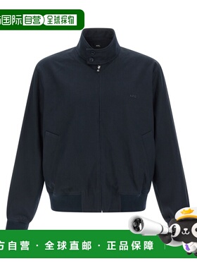 A.P.C. 男士夹克 COHLCH32047IAK SS2026 蓝色 Logo embroidery b