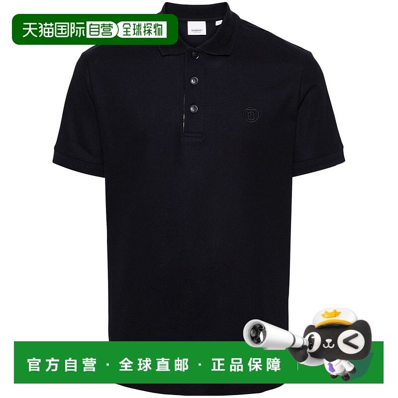BURBERRY 男士T恤 8084021B1488 CO 蓝色 POLO