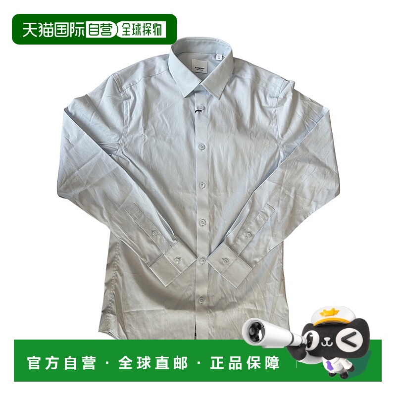 BURBERRY 男士衬衫 80842771 AW2024 灰色