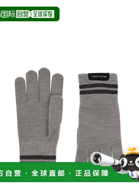 CANADA GOOSE 女士手套 5459L115 SS2025 灰色 Barrier Wool glov