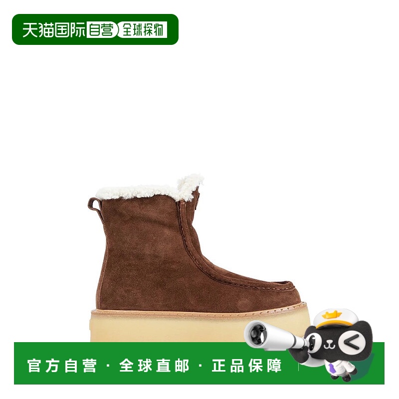 1h可退 PRADA 女士靴子 1T136OJFTF0324 AW2025 棕色 Prada Boots