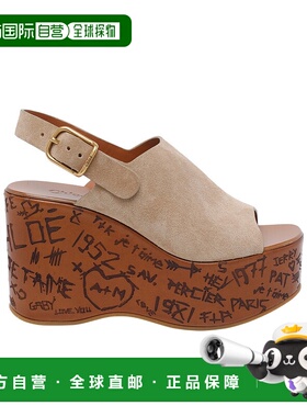 CHLOÉ 女士休闲鞋 25A10GRY751 SS2026 棕色 Maxime坡跟凉鞋