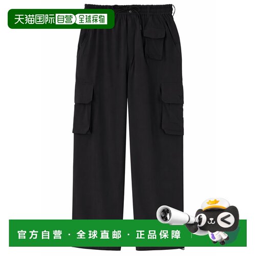 Y-3 女士休闲裤 KS7857BLACK SS2026 黑色阔腿裤卫裤