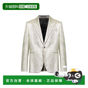 AW2025银色西装 VERSACE 10177001A167441X640 西服 外套 男士