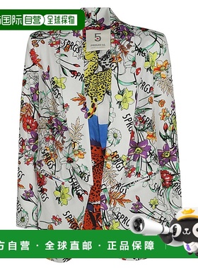 1h可退 潮奢 5 Progress 女士 5progress 白色夹克 9019FLORAWHIT