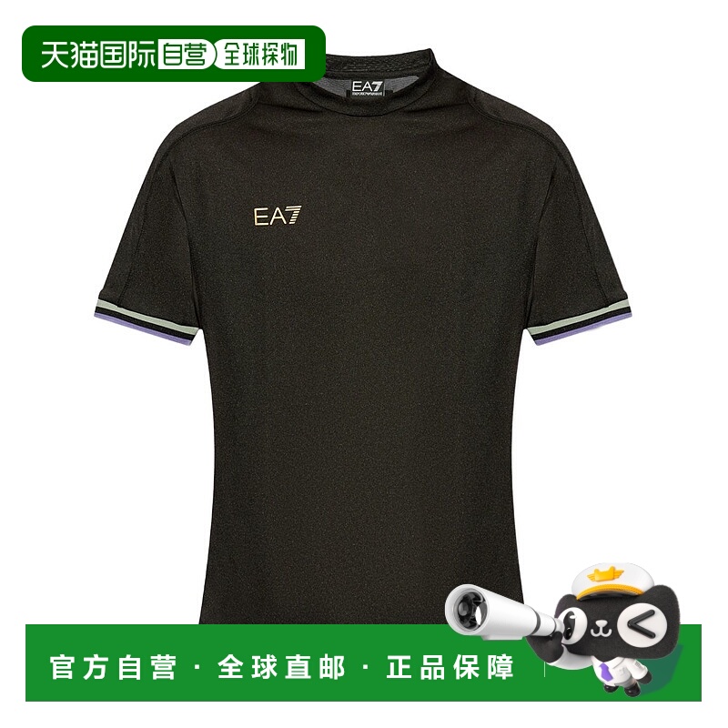 1h可退 潮奢 Ea7 男士 and Polos T恤黑色T恤 7M000256AF13537UC0