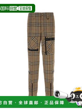 BURBERRY 男士休闲裤 8108349C1846 SS2025 花色 Embroidered vis