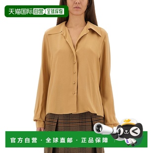 SAINT 832281Y100W8415 女士衬衫 米白色 LAURENT