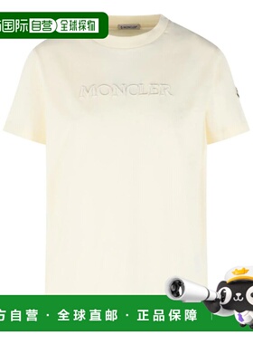MONCLER 女士T恤 0938C0002189AUO037 SS2026 浅棕色