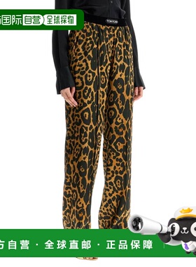 TOM FORD 女士休闲裤 PAW397FAP225KB359 SS2025 绿色