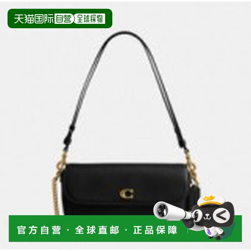 COACH 女士单肩包 CAN90B4BK SS2026 黑色蔻驰斜挎包手提包