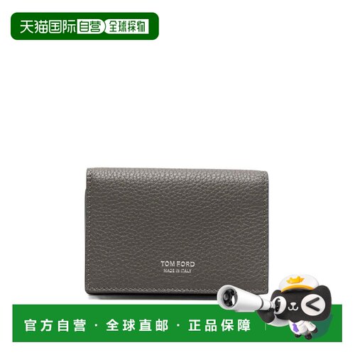 TOM FORD 男士卡包 Y0277LCL158STBG AW2026 灰色 SOFT GRAIN LEA