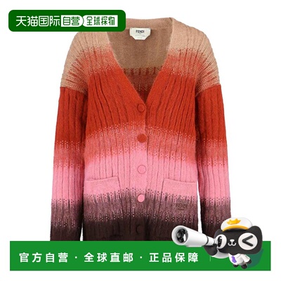 FENDI 女士针织衫 FZE540AYLTF1TIN AW2025 花色 MOHAIR CARDIGAN