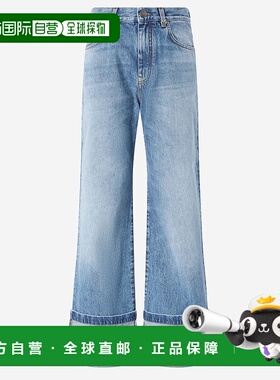 PINKO 女士牛仔裤 105541A2RPPJD AW2025 蓝色 WANDA WIDE LEG