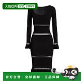 潮奢 舒适时尚 Pinko 女士 1h可退 black黑色 品高 中长连衣裙