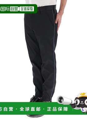 PRADA 男士休闲裤 SPF931P5HF099P AW2021 黑色徽标 卫裤休闲裤