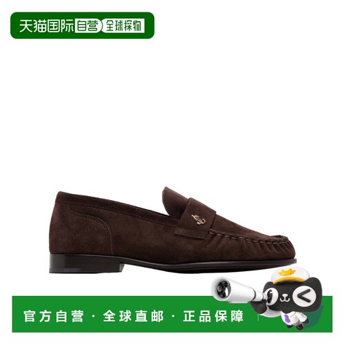 JIMMY CHOO 女士芭蕾乐福鞋 ELLISCHOCOLAT AW2025 棕色