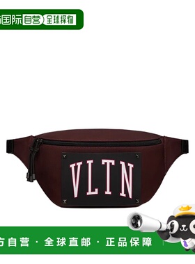 VALENTINO 男士斜挎包 2Y2B0B94LEKUYN SS2023 黑色单肩包腰包