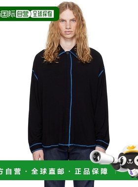 1h可退 潮奢 Sunnei 男士 黑色 Over 衬衫 RTWXSHR020