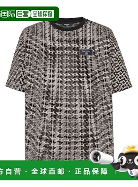 1h可退 潮奢 Balmain 巴尔曼 男士 短袖T恤 FH1EG000BC90