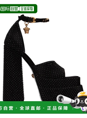 VERSACE 女士凉鞋 10077171A025991B00V SS2023 黑色高跟