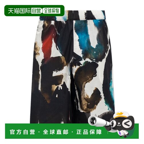 1h可退 奢淘 Alexander McQueen 印花短裤 男 726838QUO76运动裤