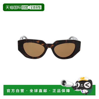 1h可退 潮奢 Gucci 古驰 女士 棕色太阳镜 GG1421S