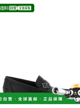 FENDI 男士商务正装鞋 7D1804TDKF0QA1 AW2025 黑色 MOCASSINI