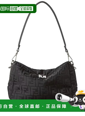 FENDI 男士单肩包 7VA672AVC60 AW2025 黑色 Fendi Squared Ff Lu