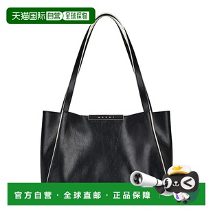 MARNI 女士手提包 SHMP0152U0P853300N99 AW2025 黑色单肩包