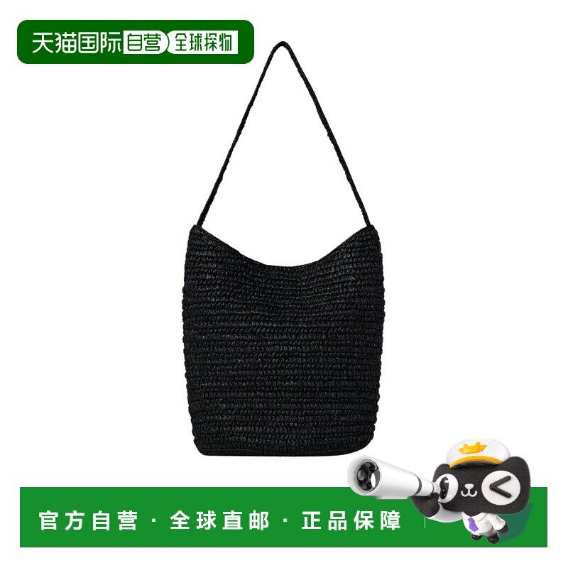 THE ROW 女士单肩包 W2173W27BLK SS2026 黑色手提包草编包图片