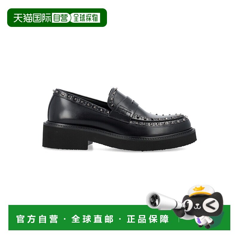 潮奢 valentino 华伦天奴 男士 铆钉乐福鞋 5Y0S0I69ADY