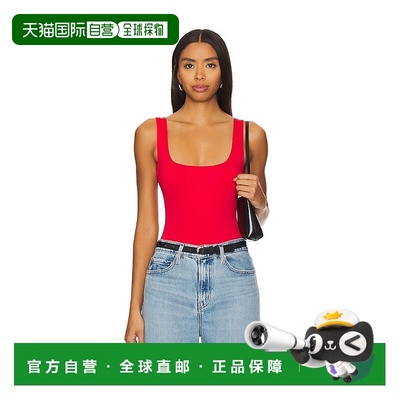 1h可退 潮奢 GOOD AMERICAN 女士 Sculpting 时尚坦克连体衣 GB03