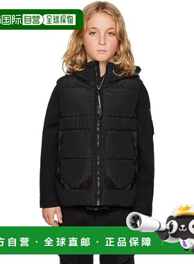 1h可退 潮奢 C.P. Company 男童 黑色 Saint-Peter Goggle 儿童羽