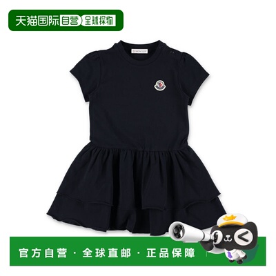 MONCLER 女童套装 8I0000489AUM778 SS2026 深蓝色 Abito a polo