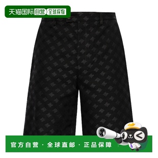 女士短裤 腰带环短裤 AMSHCA1085001 黑色 SS2025 AMIRI