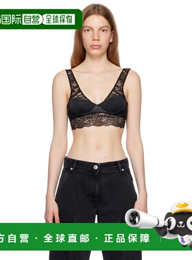1h可退 潮奢 versace 范思哲 女士 黑色 Quilted 文胸 10101151A0