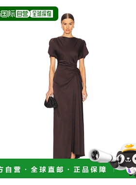 潮奢 A.L.C. 亚加斯 女士 Nadia 礼服长裙连衣裙 6DRES02328