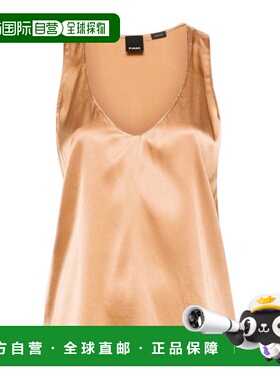 PINKO 女士背心吊带 103028A1RIL44BROWN SS2024 驼色
