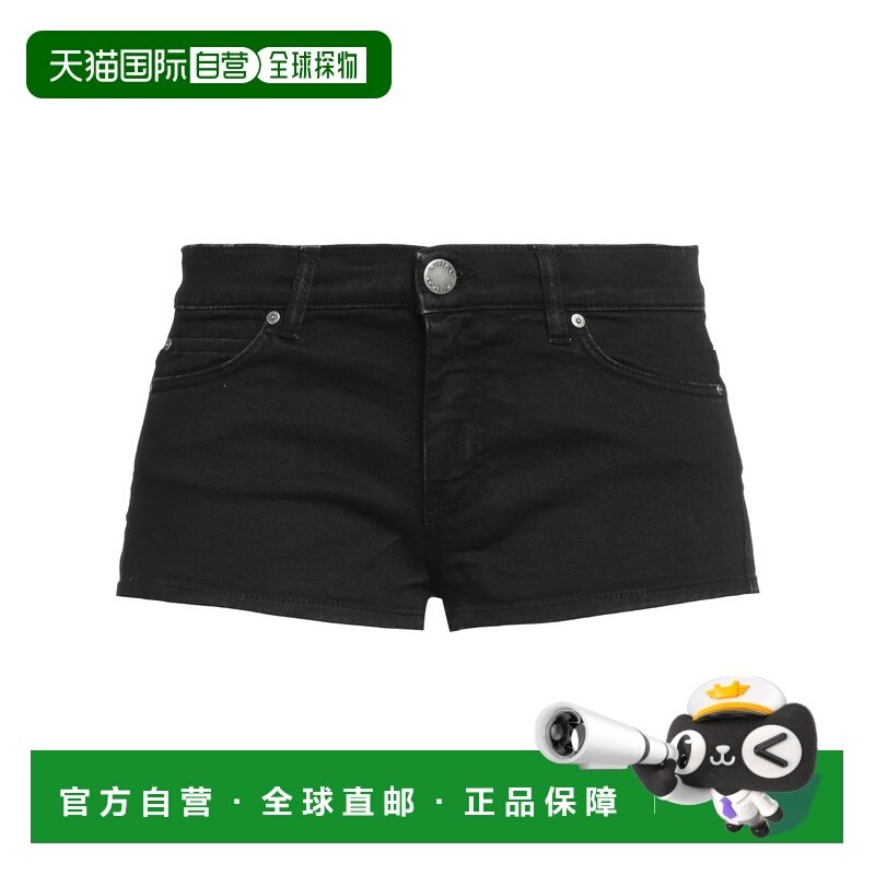 1h可退 潮奢 Pinko 品高 女士 牛仔短裤 black黑色 舒适时尚,女装/女士精品,牛仔裤,淘宝优惠券,粉丝福利购,淘宝优惠卷