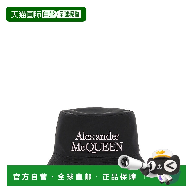 1h可退 ALEXANDER MCQUEEN 男士帽子 735460 SS2023 黑色
