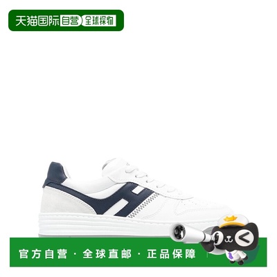 HOGAN 男士运动鞋 HXM6300EU50ODZ11G1 CO 白色 Logo-patch low-t