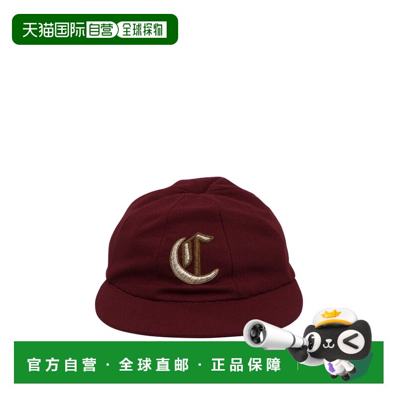 CELINE 男士帽子 AA05T095D28BX AW2025 红色 Cap in flannel图片