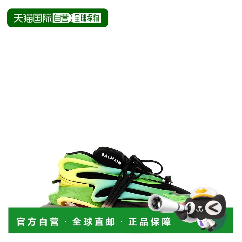 1h可退 BALMAIN 男士运动鞋 CM1VJ309KNCMEAH AW2024 黑色 Unicor