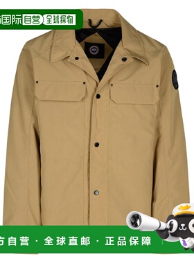 CANADA GOOSE 男士夹克 2447MB1483 浅棕色 Burnaby techno fabri