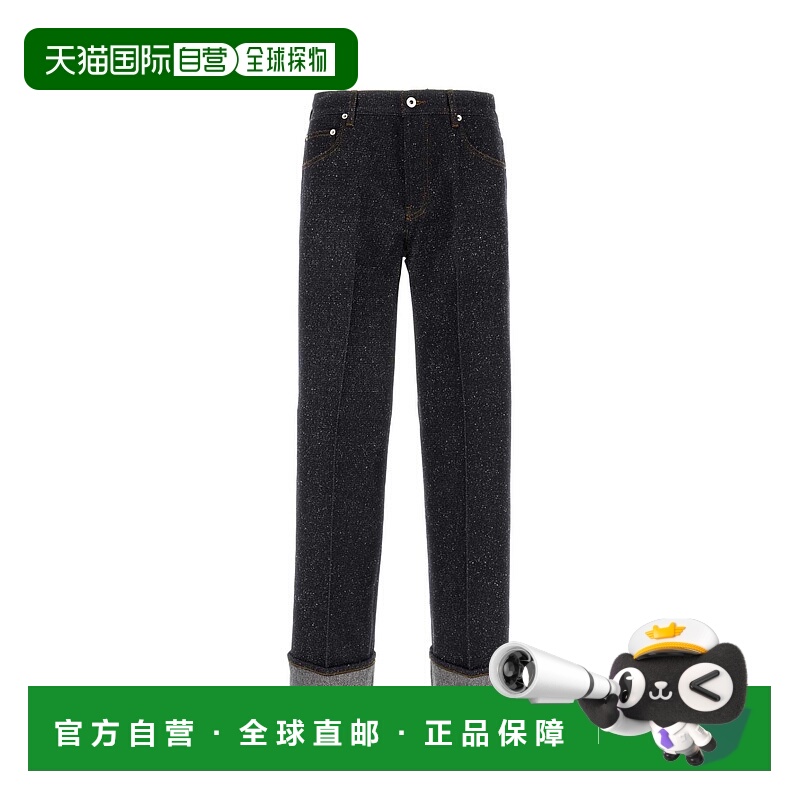 1h可退 BURBERRY 男士休闲裤 8104333RC1765 SS2025 蓝色 Melange