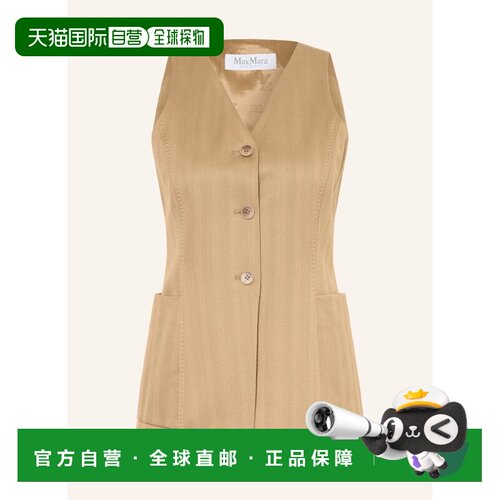 MAX MARA 女士马甲 100302400615000 CO 驼色 FALLA blazer vest