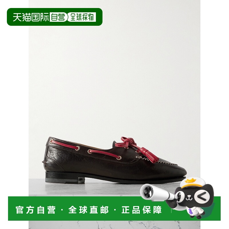 1h可退 潮奢 Bally 巴利 女士 流苏皮质乐福鞋 WF140CBU009