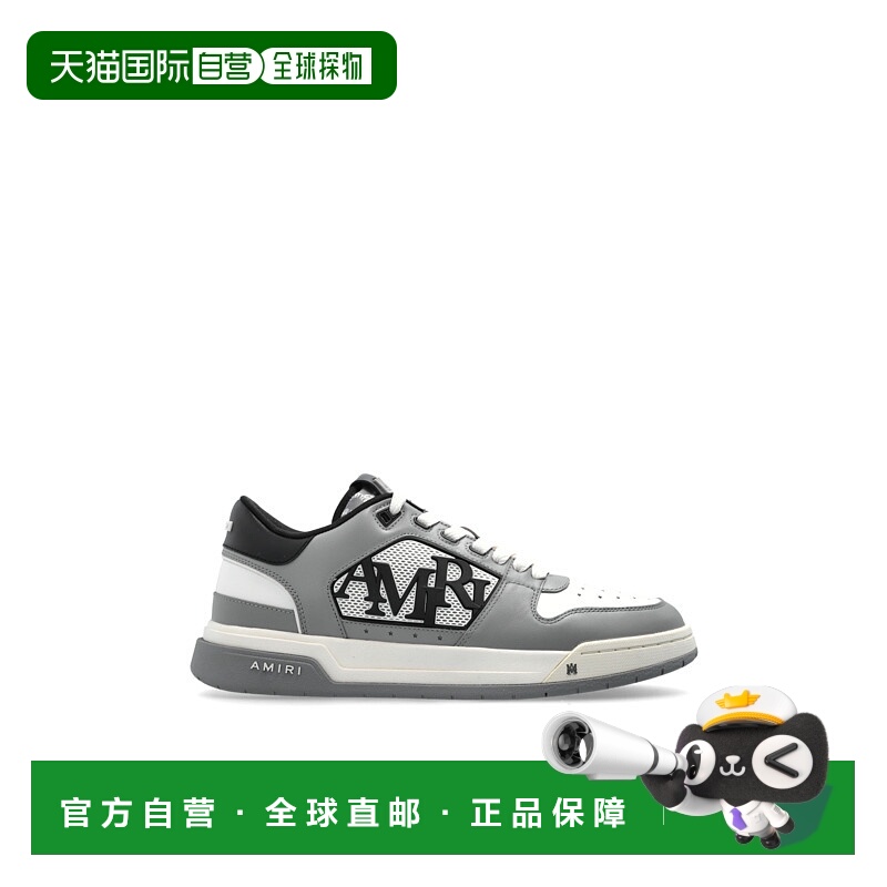 1h可退 AMIRI 男士运动鞋 AMFOSR1088179 CO 灰色 系带低帮休闲鞋