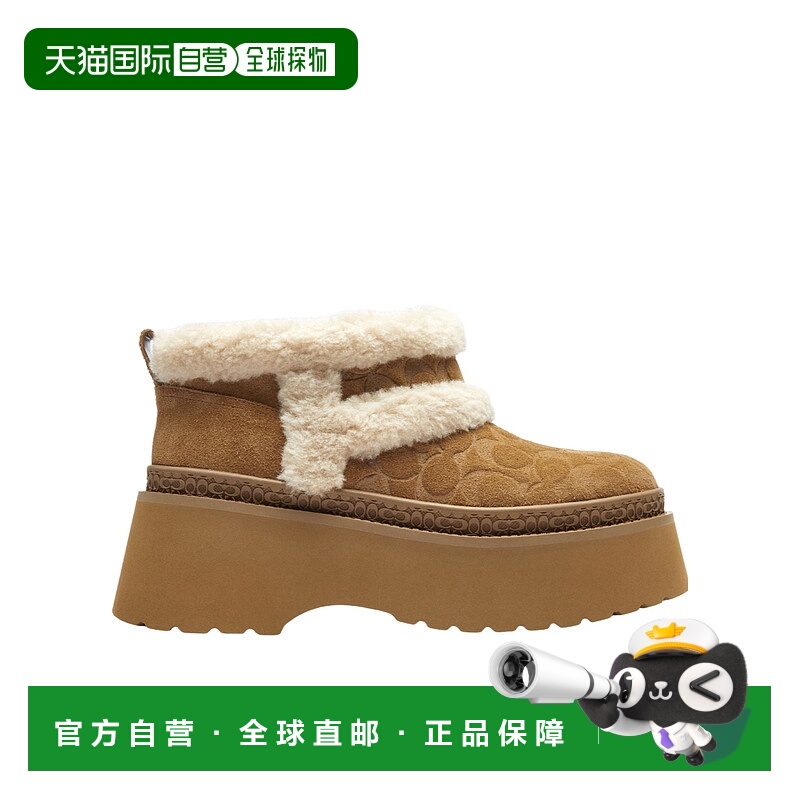 1h可退 COACH 女士高跟鞋 CCO35TOB AW2025 棕色 Christina 标志